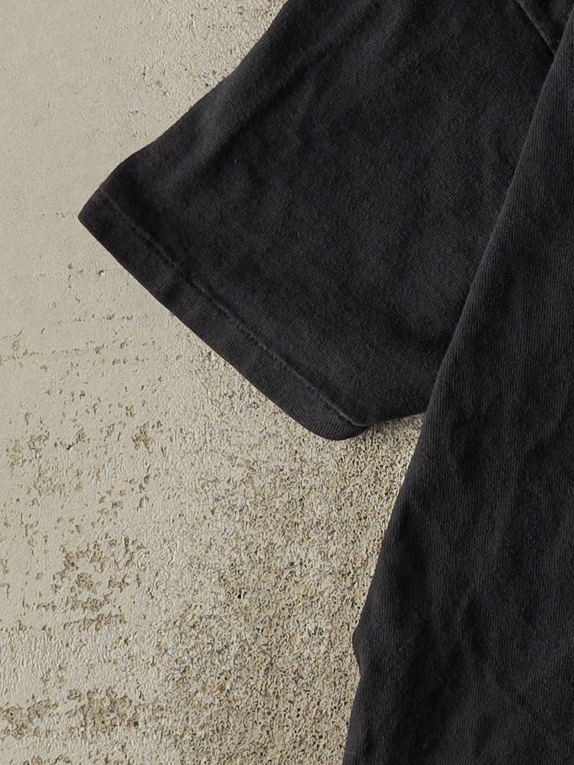 Vintage 90s Black Champion Embroidered Tee (S/M)