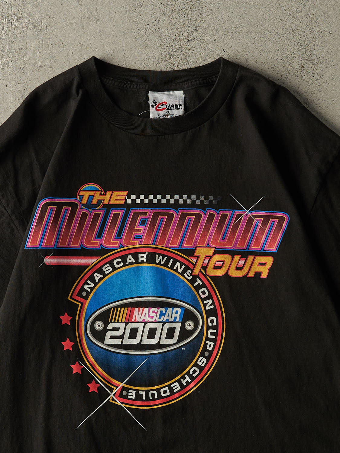 Vintage 00' Black Nascar Winston Cup Racing Tee (XL)