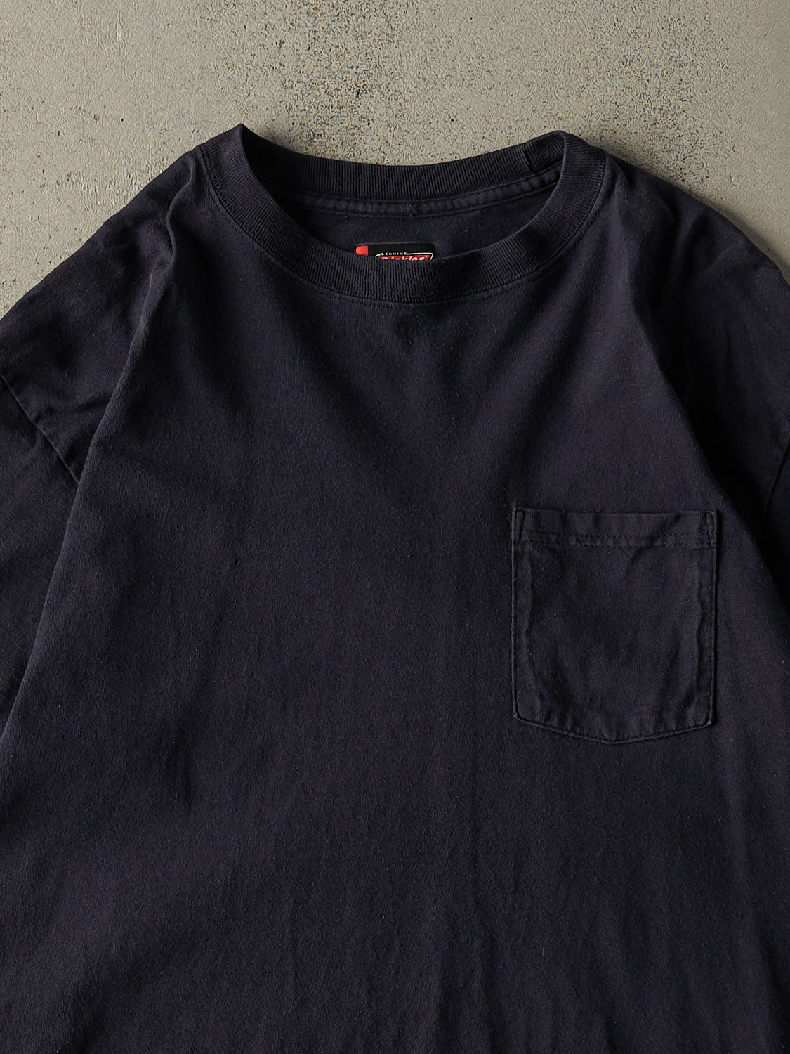 Vintage Y2K Navy Blue Dickies Pocket Tee (L)