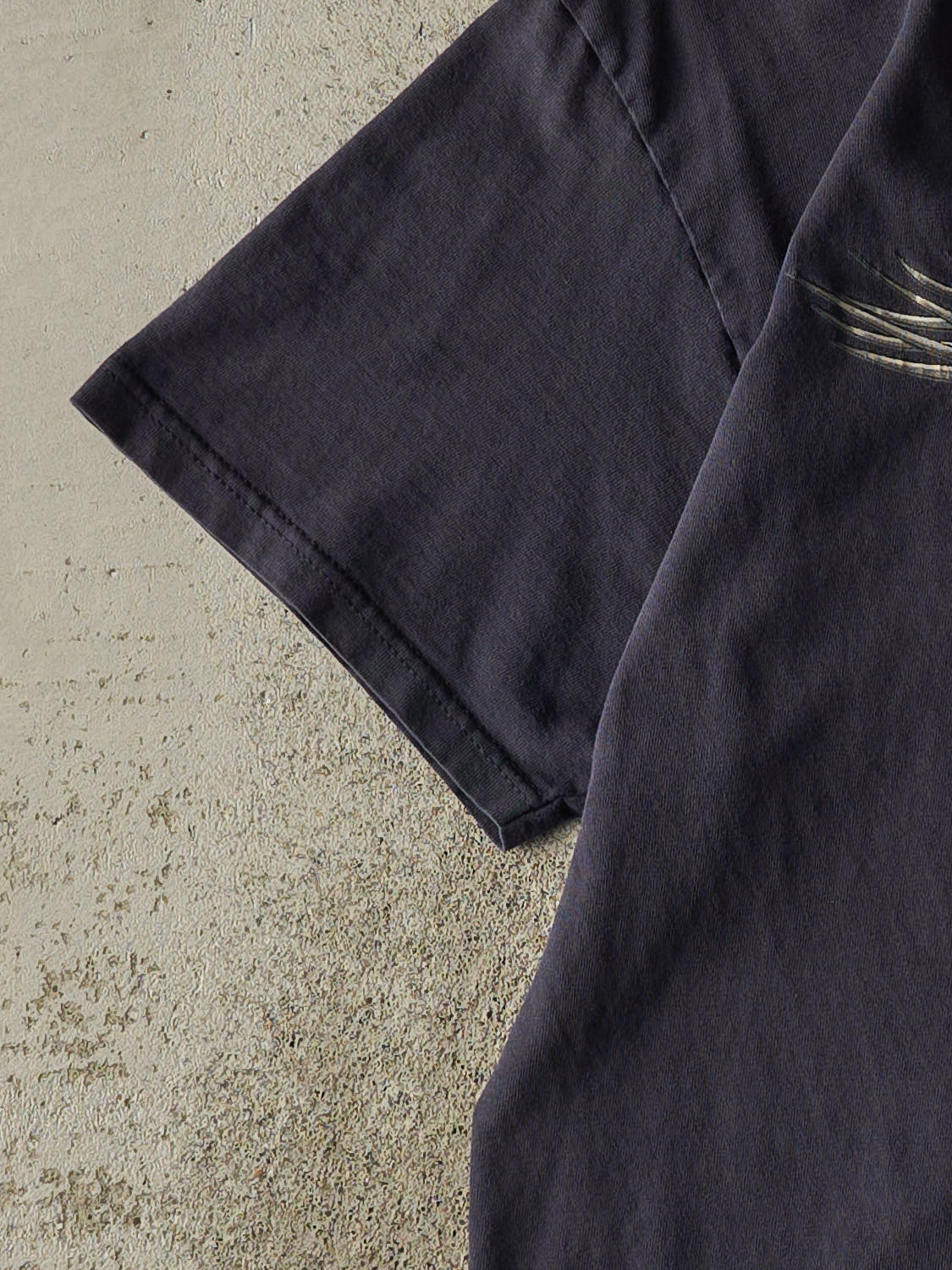 Vintage Y2K Navy Blue USA Tee (M/L)