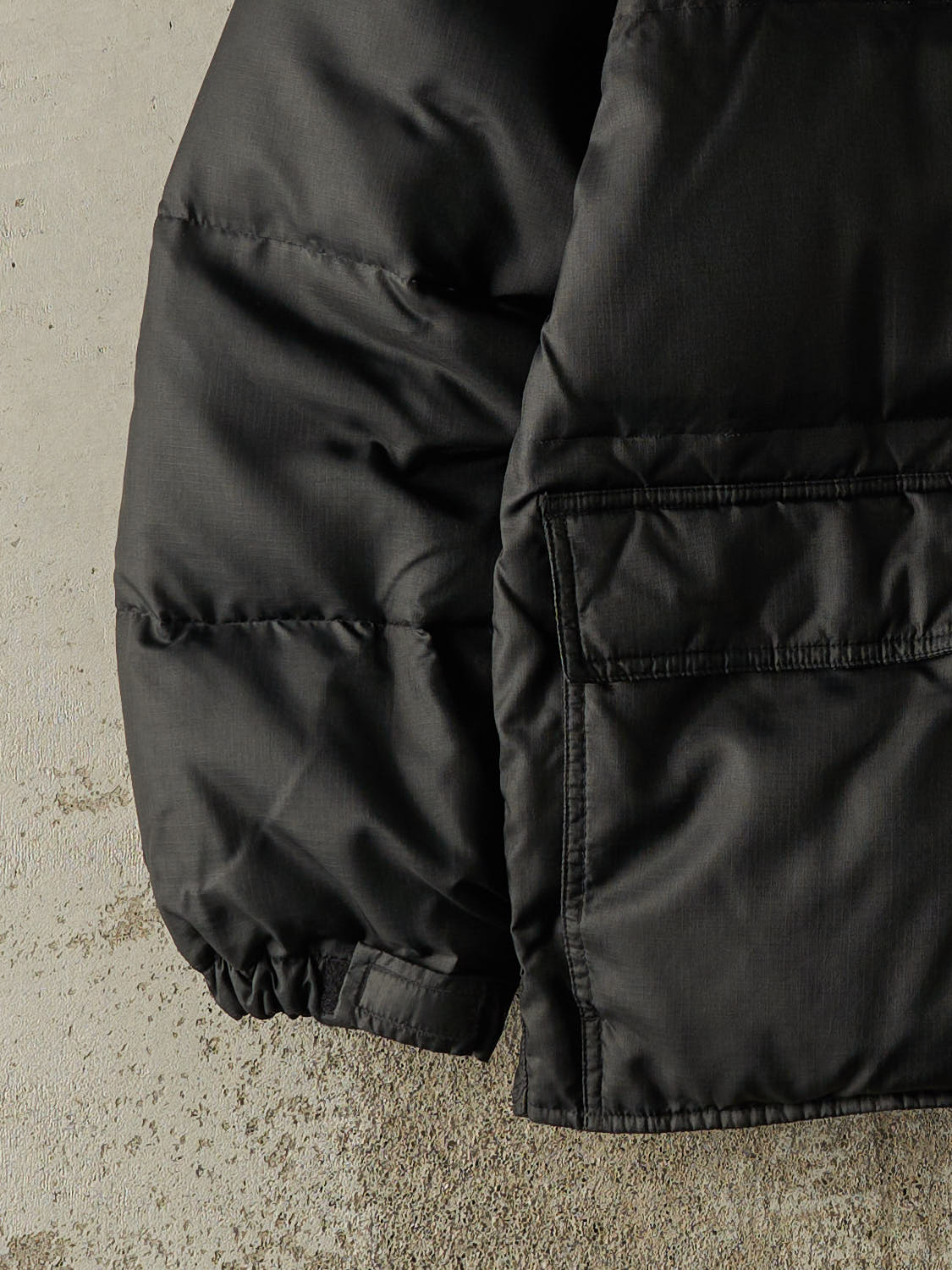 Vintage 90s Black Polo Jeans Puffer Jacket (XL/XXL)