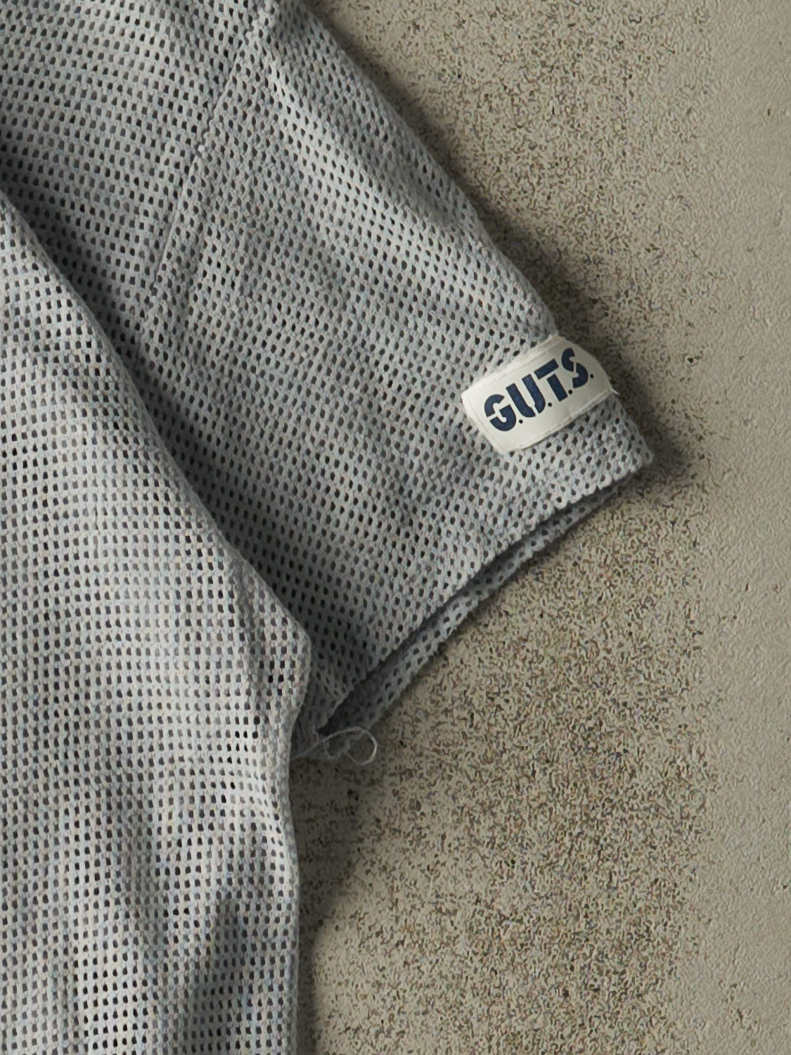 Vintage 90s Grey Mesh Tee (XS/S)