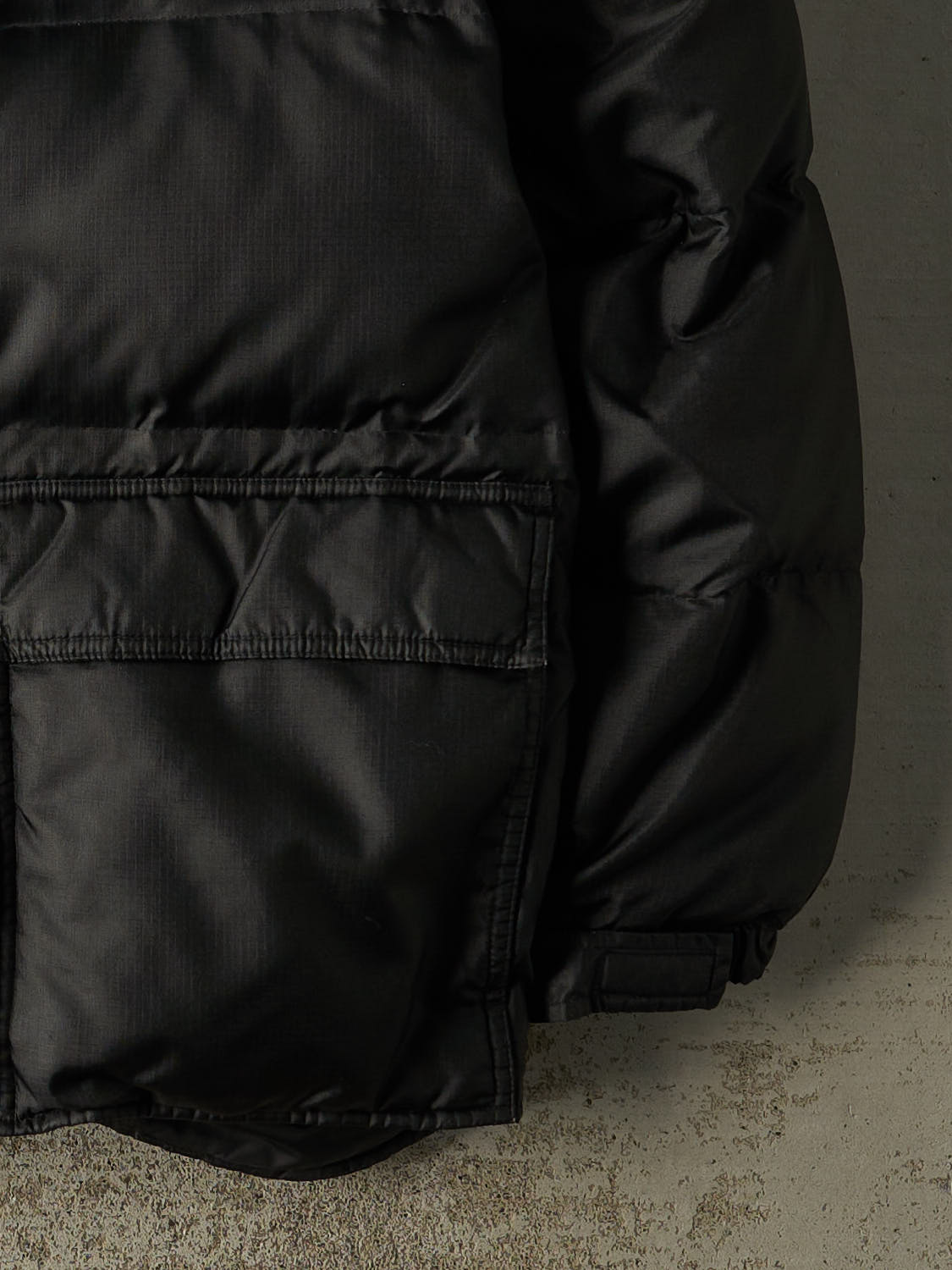 Vintage 90s Black Polo Jeans Puffer Jacket (XL/XXL)