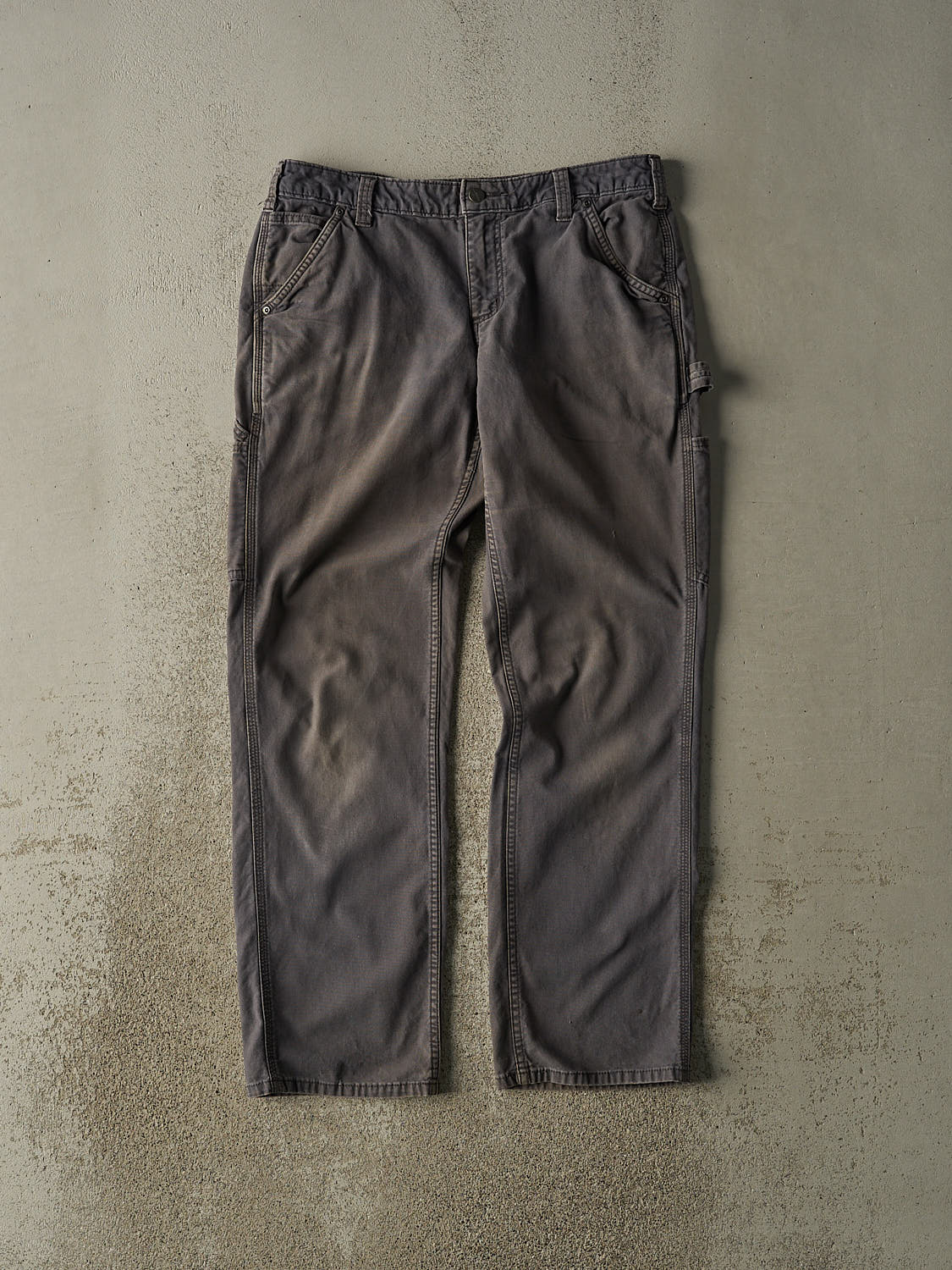 Vintage Y2K Grey Carhartt Carpenter Pants (32x31)