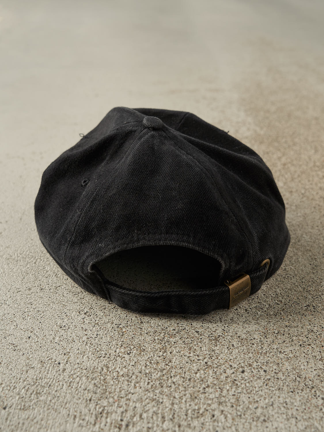 Vintage 90s Black Embroidered Bud Racing Strapback Hat (O/S)