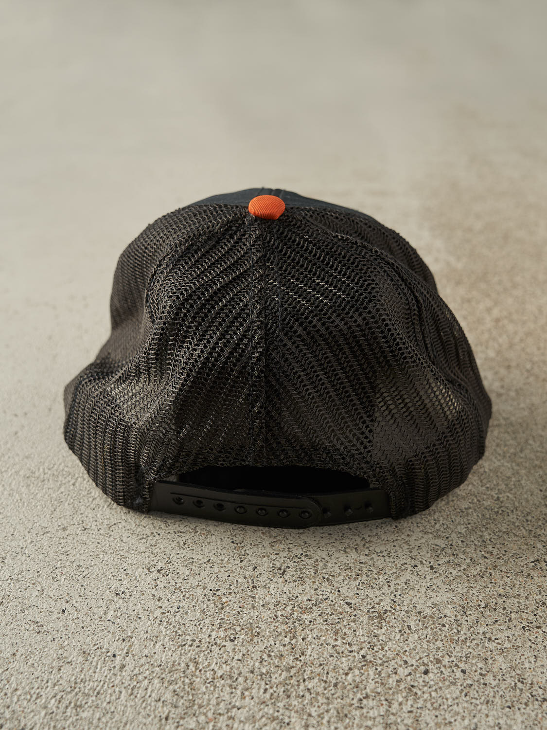 Vintage 80s Black San Francisco Giants Trucker (O/S)