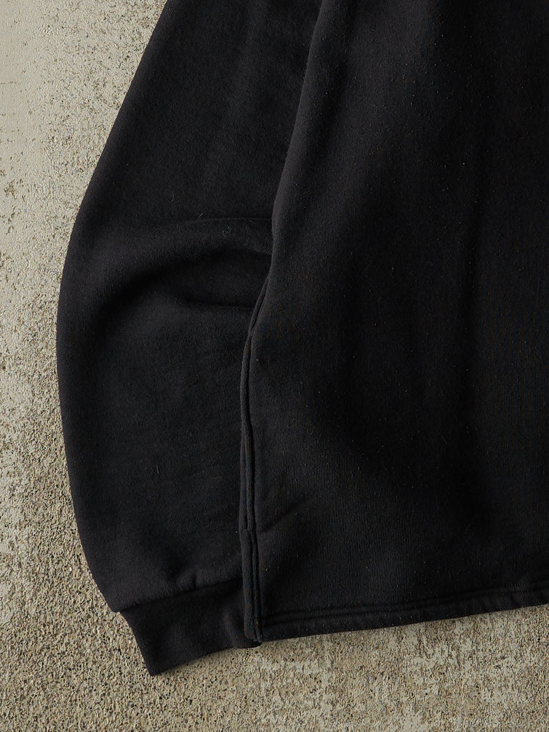 Vintage Y2K Black Russell Athletic Blank Quarter Zip (XL/XXL)