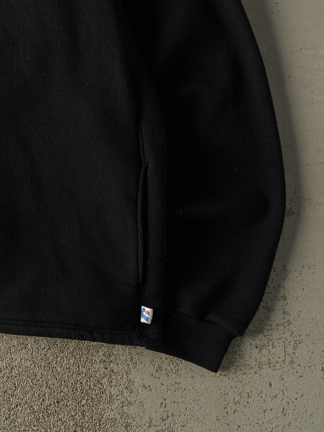 Vintage Y2K Black Russell Athletic Blank Quarter Zip (XL/XXL)