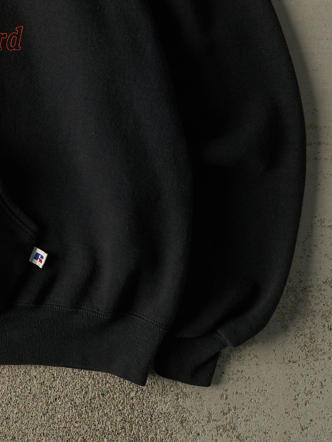 Vintage 90s Black Russell Athletic Vacaville Hoodie (XL)