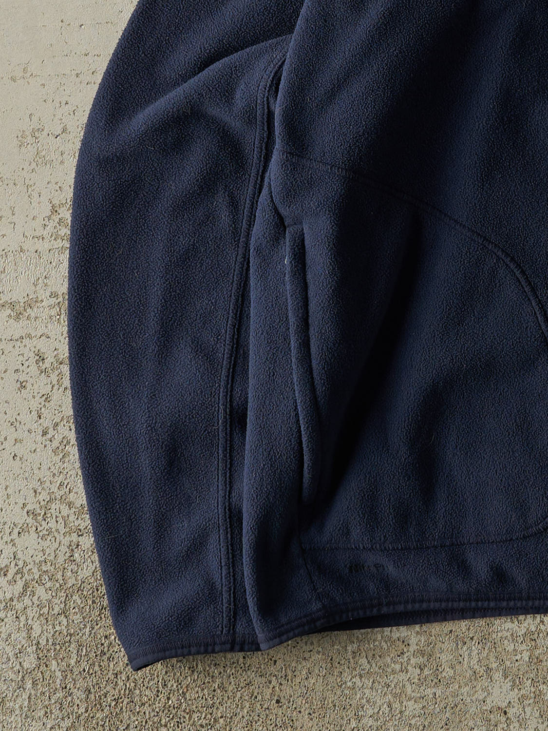 Vintage Y2K Navy Blue Nike Embroidered Quarter Zip Fleece (XL)