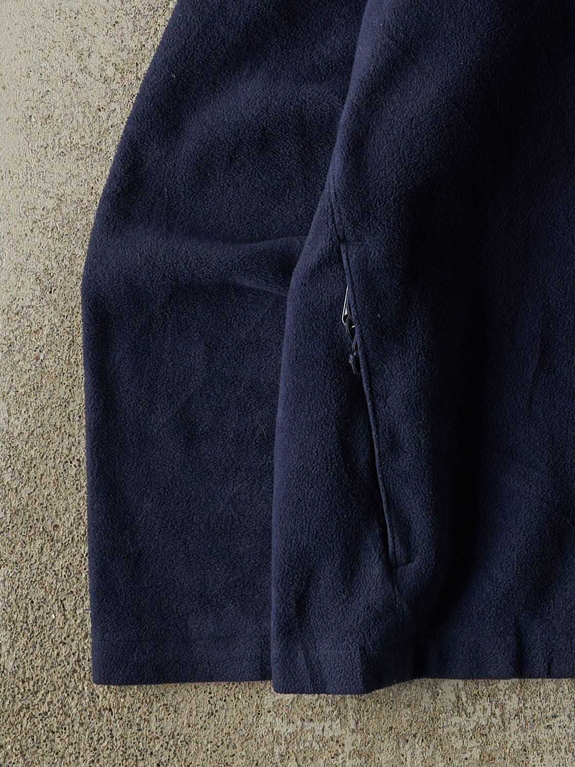 Vintage Y2K Navy Blue Columbia Embroidered Zip Up Fleece (XL)