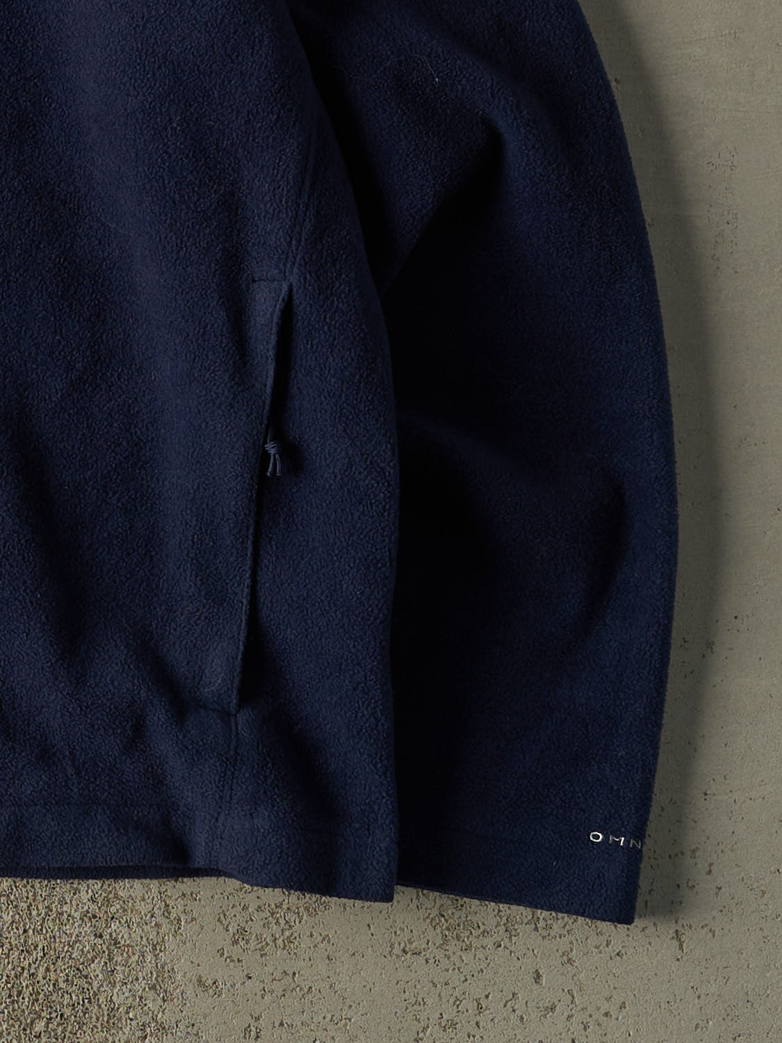 Vintage Y2K Navy Blue Columbia Embroidered Zip Up Fleece (XL)