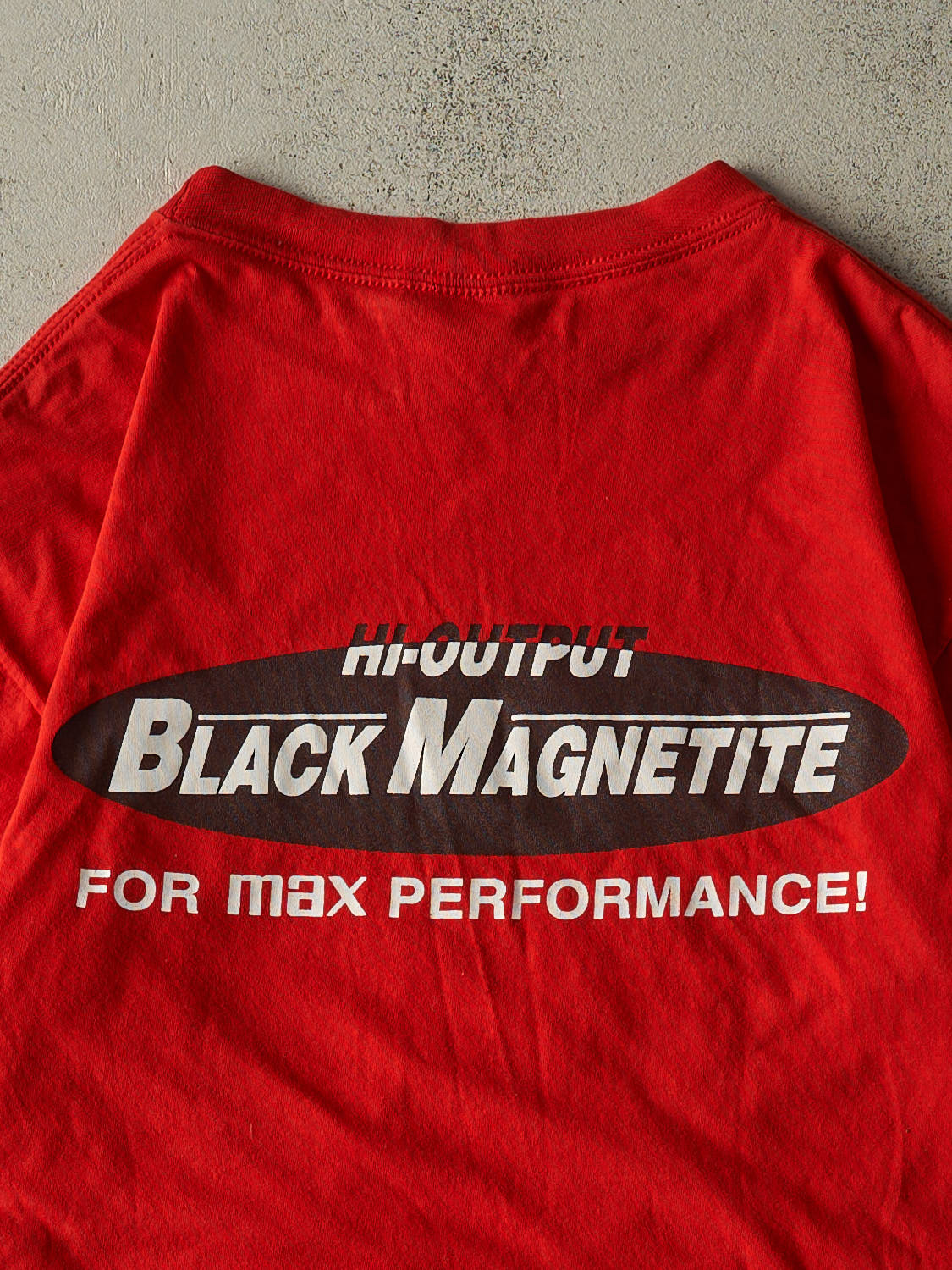 Vintage 90s Red Maxell Frequent Buyer Program Single Stitch Tee (L/XL)