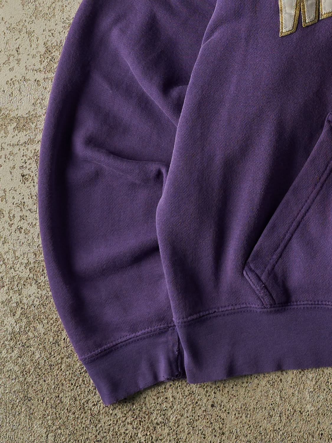 Vintage Y2K Purple University of Washington Embroidered Hoodie (M)