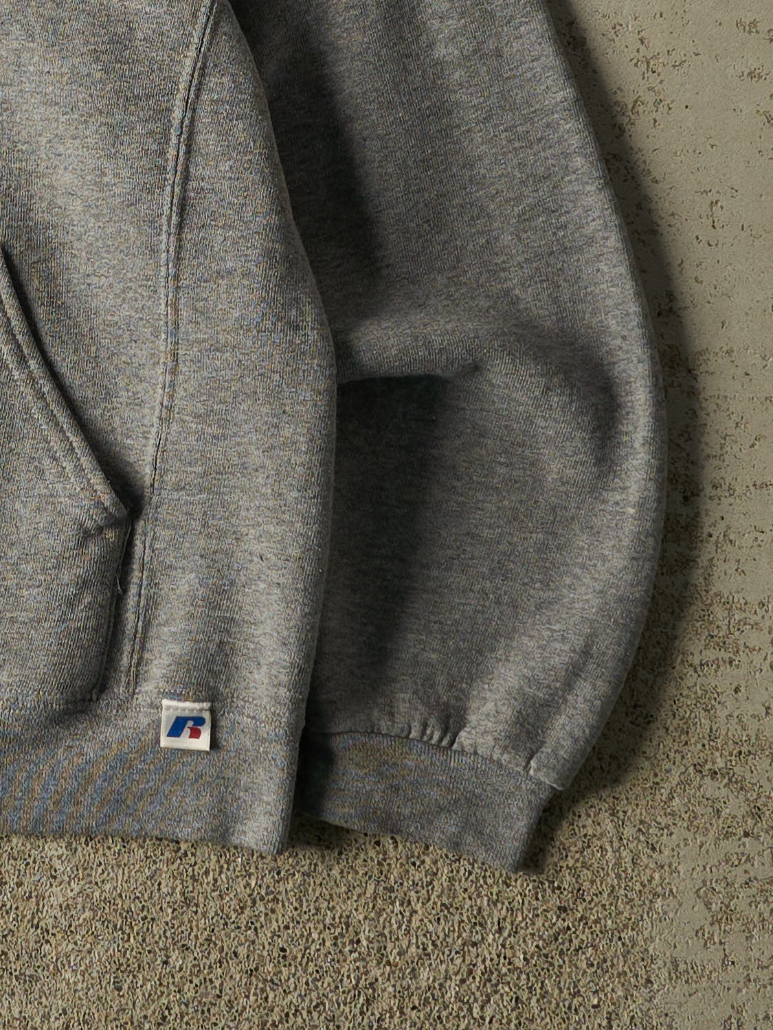 Vintage Y2K Grey Russell Athletic University of Alberta Hoodie (XXS)