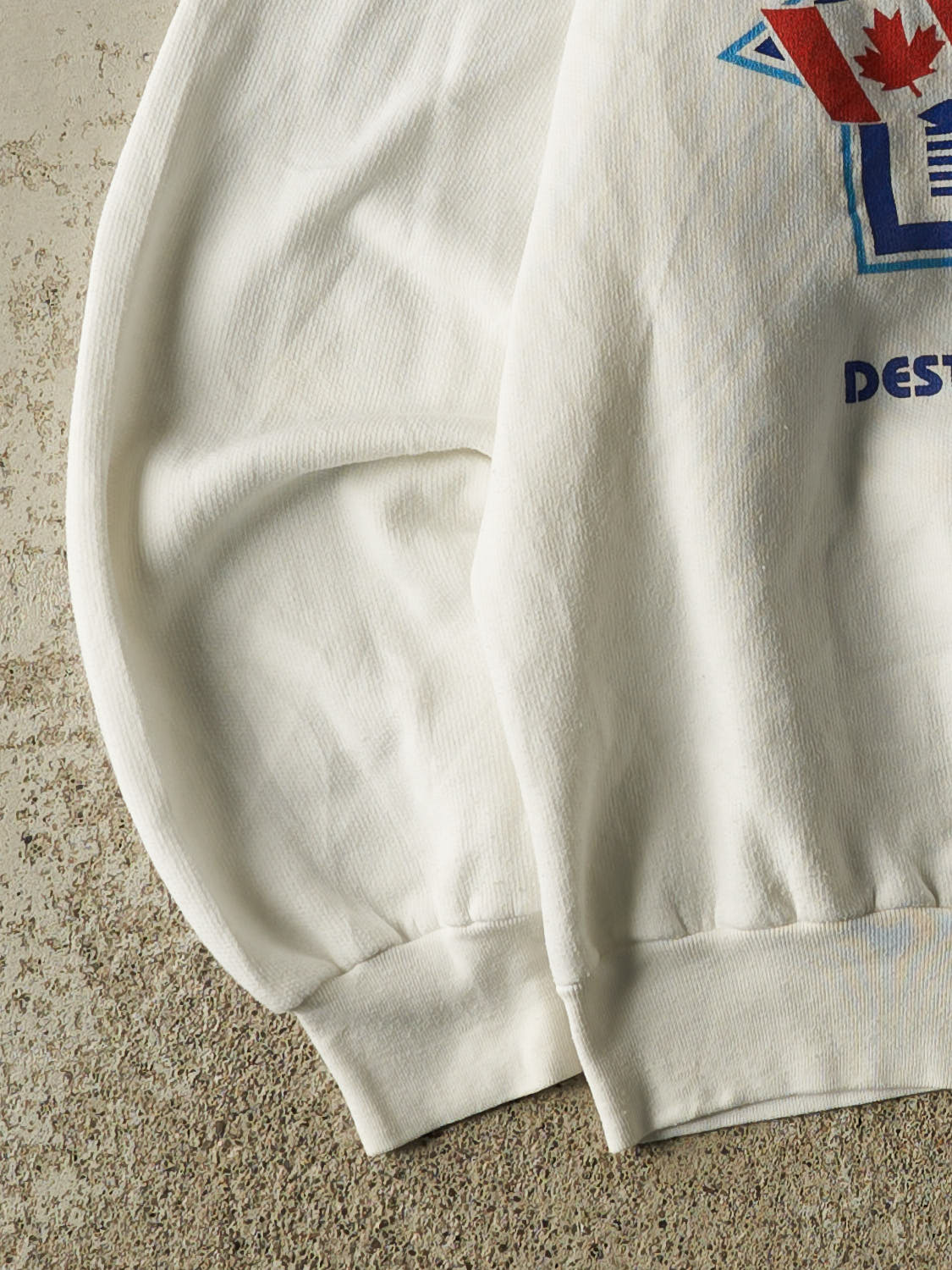 Vintage 90s White Alaska Highway Crewneck (S/M)