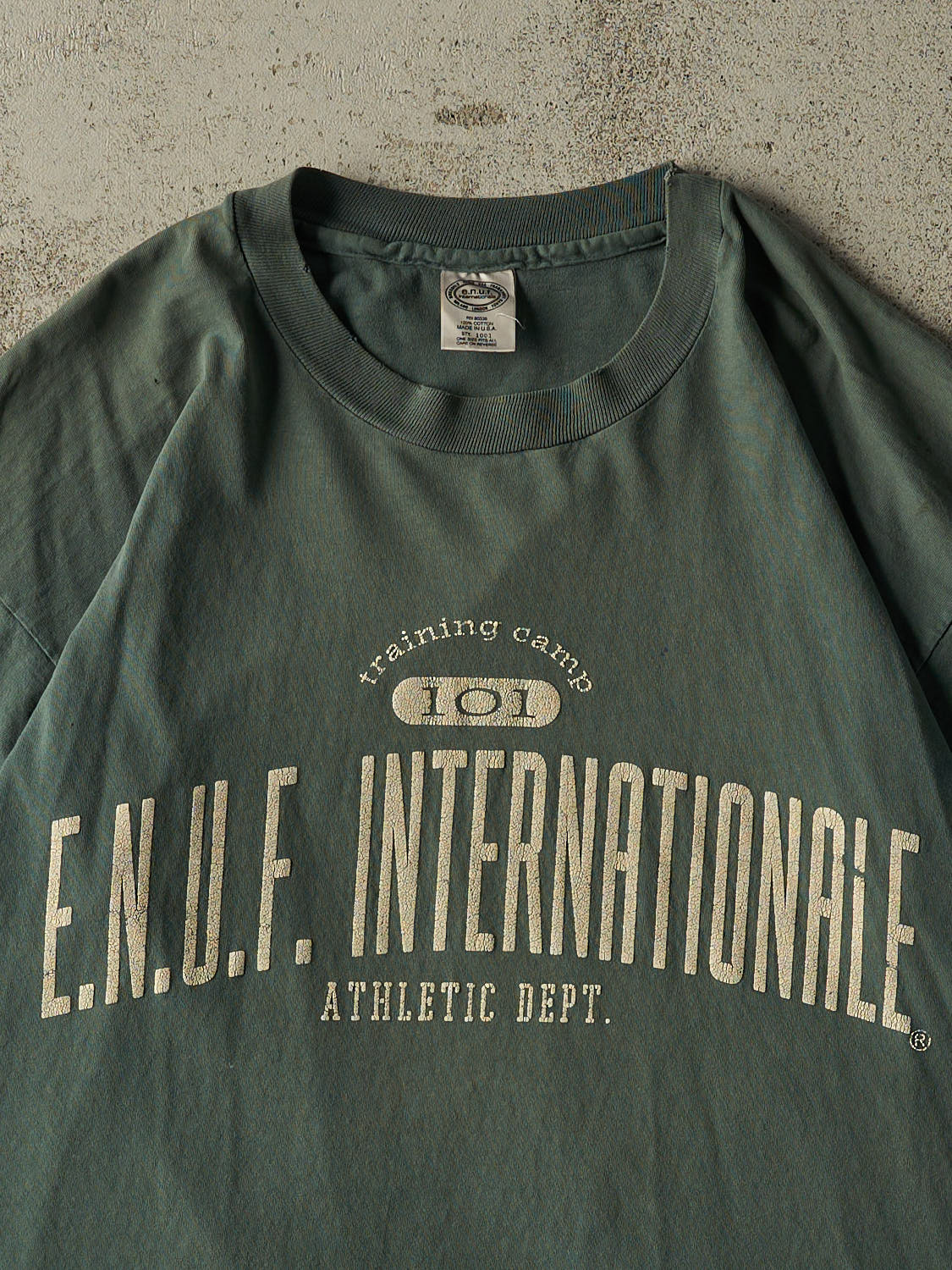 Vintage 90s Green Enuf International Single Stitch Tee (L/XL)