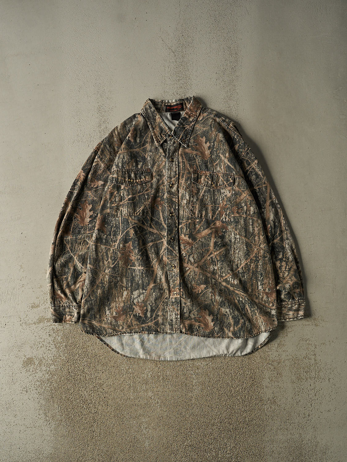 Vintage 90s Camo True Timber Button Up Long Sleeve (XXL/XXXL)