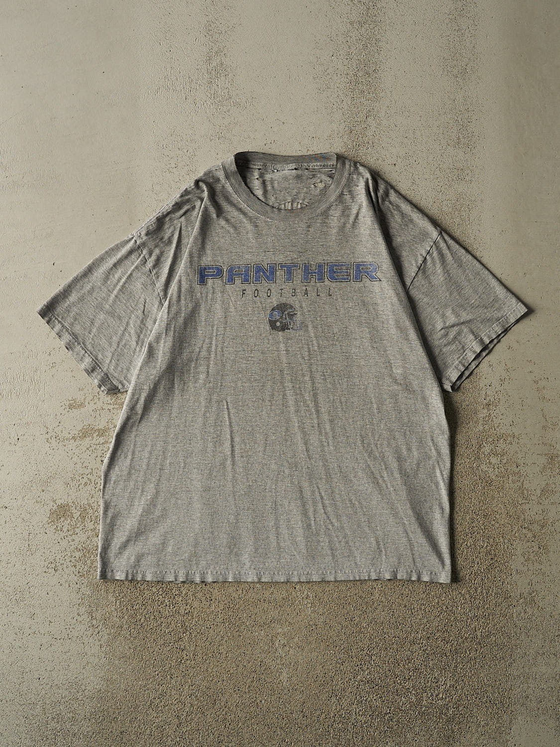 Vintage 90s Grey Panther Football Tee (L/XL)