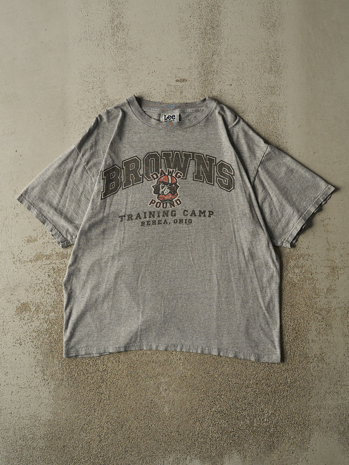 Vintage 90s Grey Cleveland Browns Dog Pound Tee (L/XL)