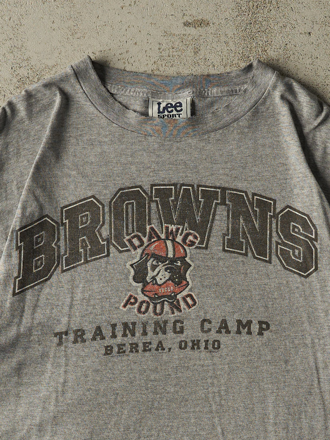 Vintage 90s Grey Cleveland Browns Dog Pound Tee (L/XL)