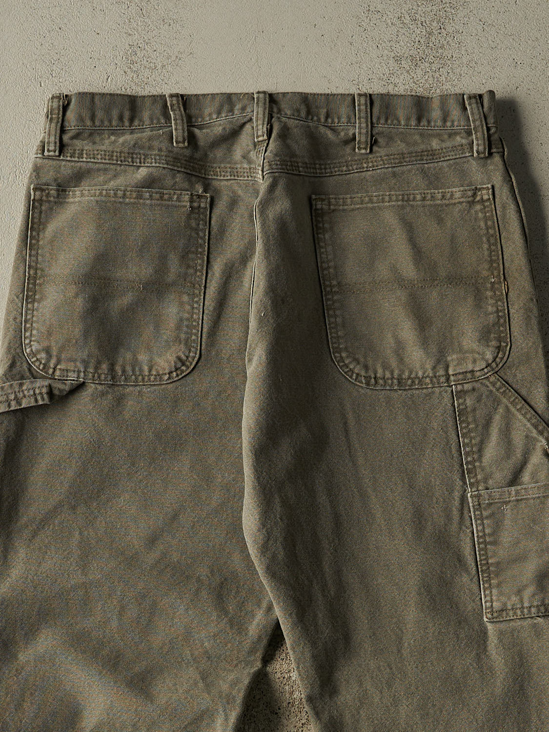 Vintage 90s Green Rustler Carpenter Pants (33x28)