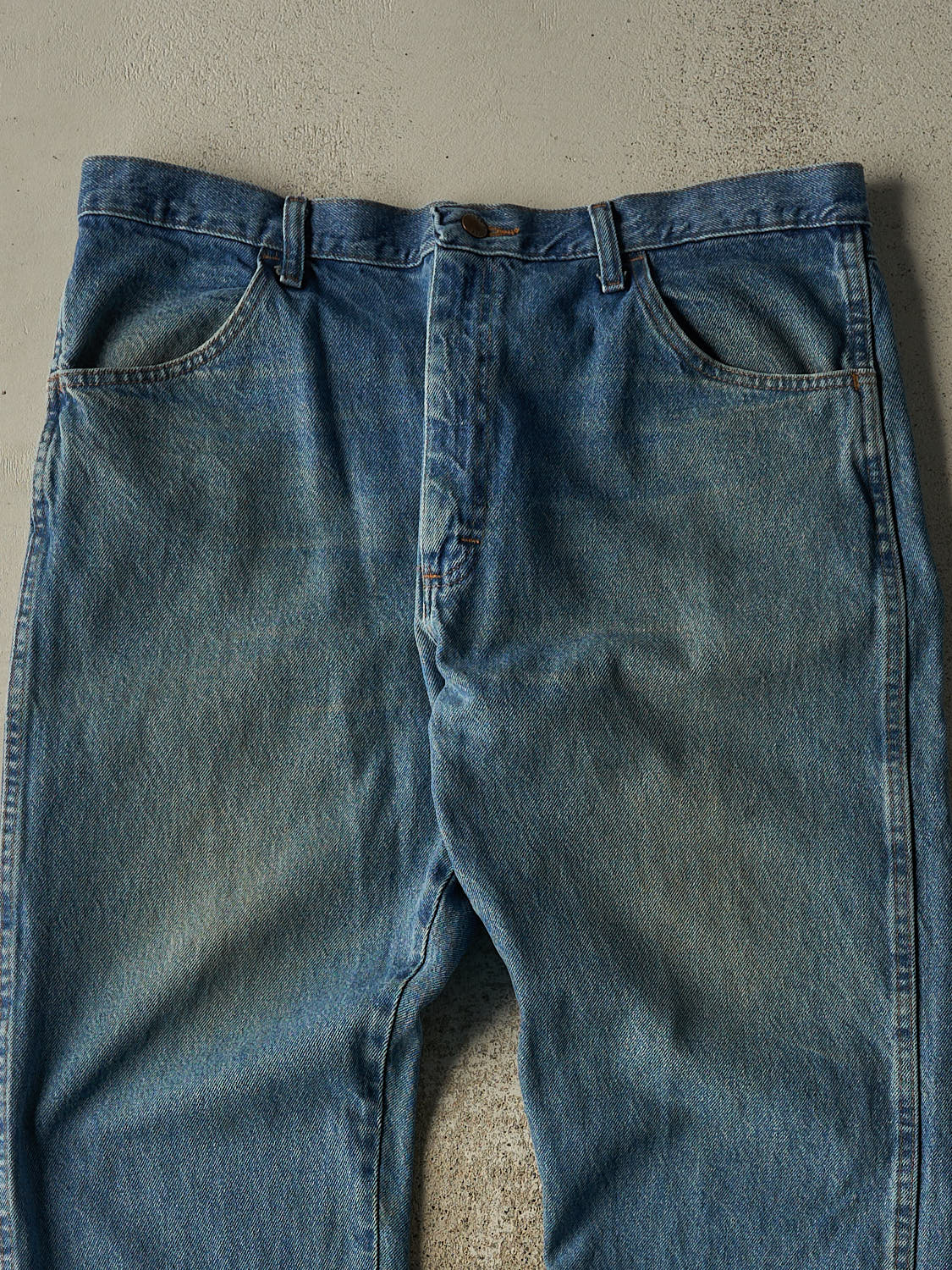 Vintage 90s Mid Wash Rustler Jeans (38x31.5)