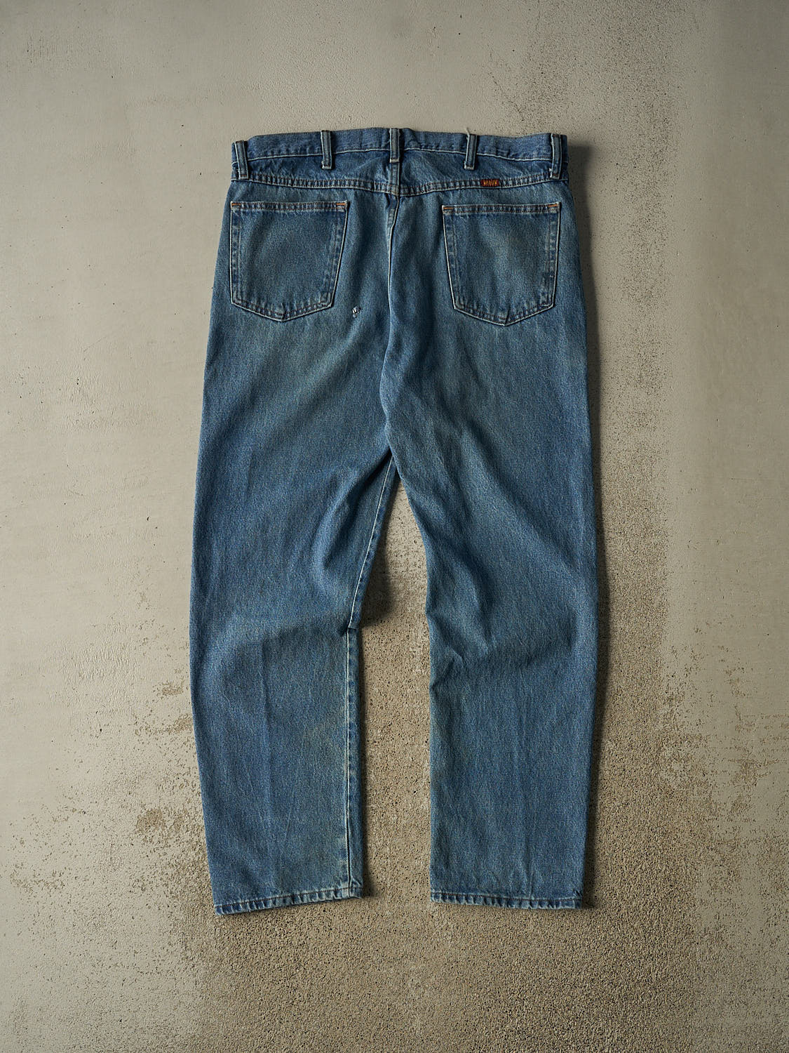 Vintage 90s Mid Wash Rustler Jeans (38x31.5)
