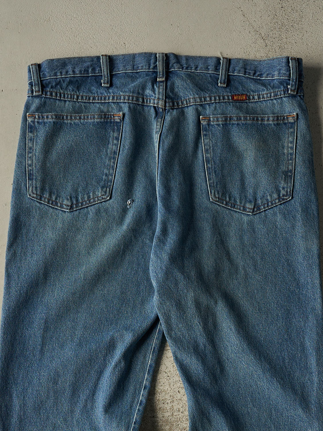 Vintage 90s Mid Wash Rustler Jeans (38x31.5)