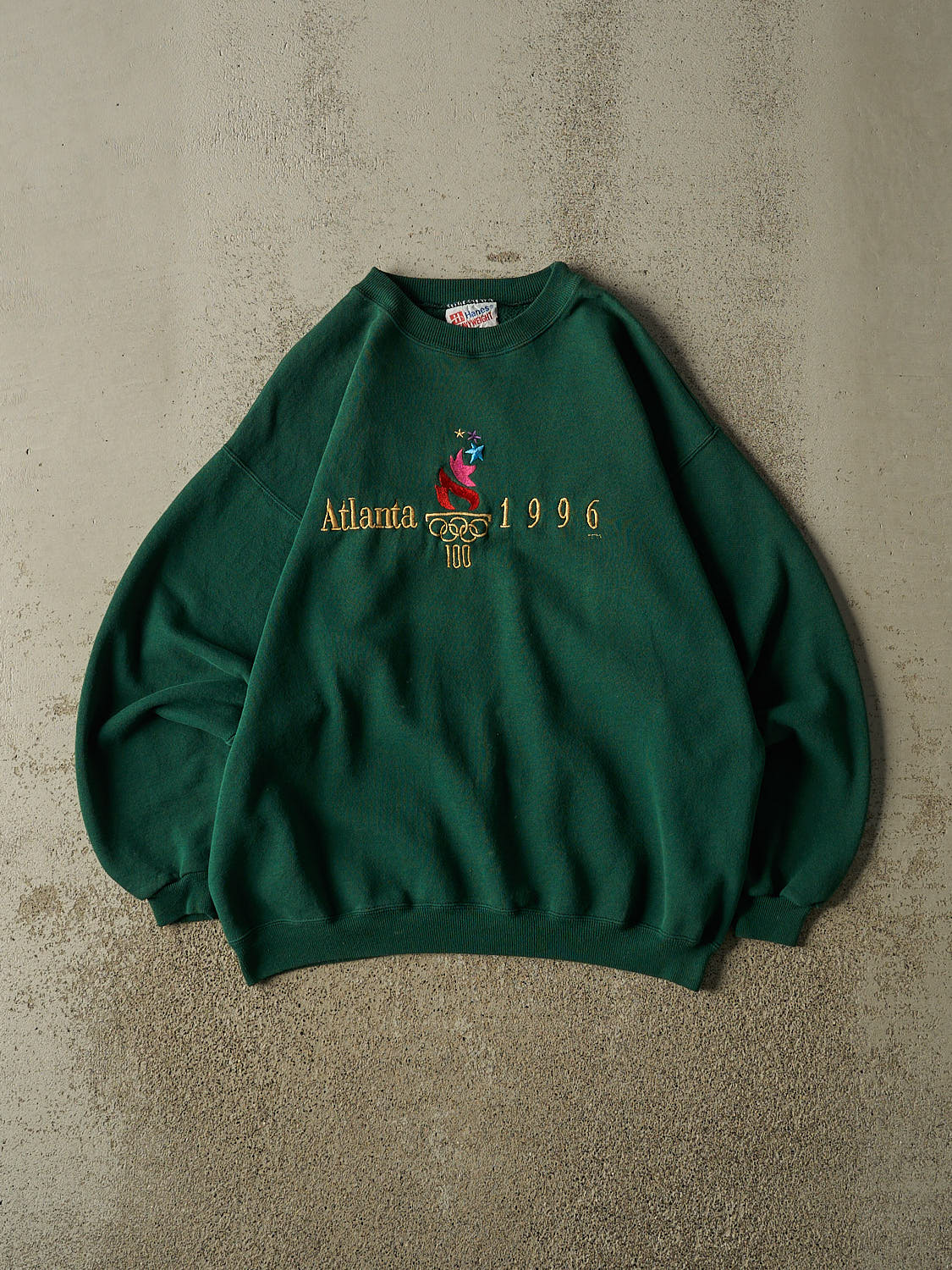 Vintage 96' Green Atlanta Olympics Crewneck (L)