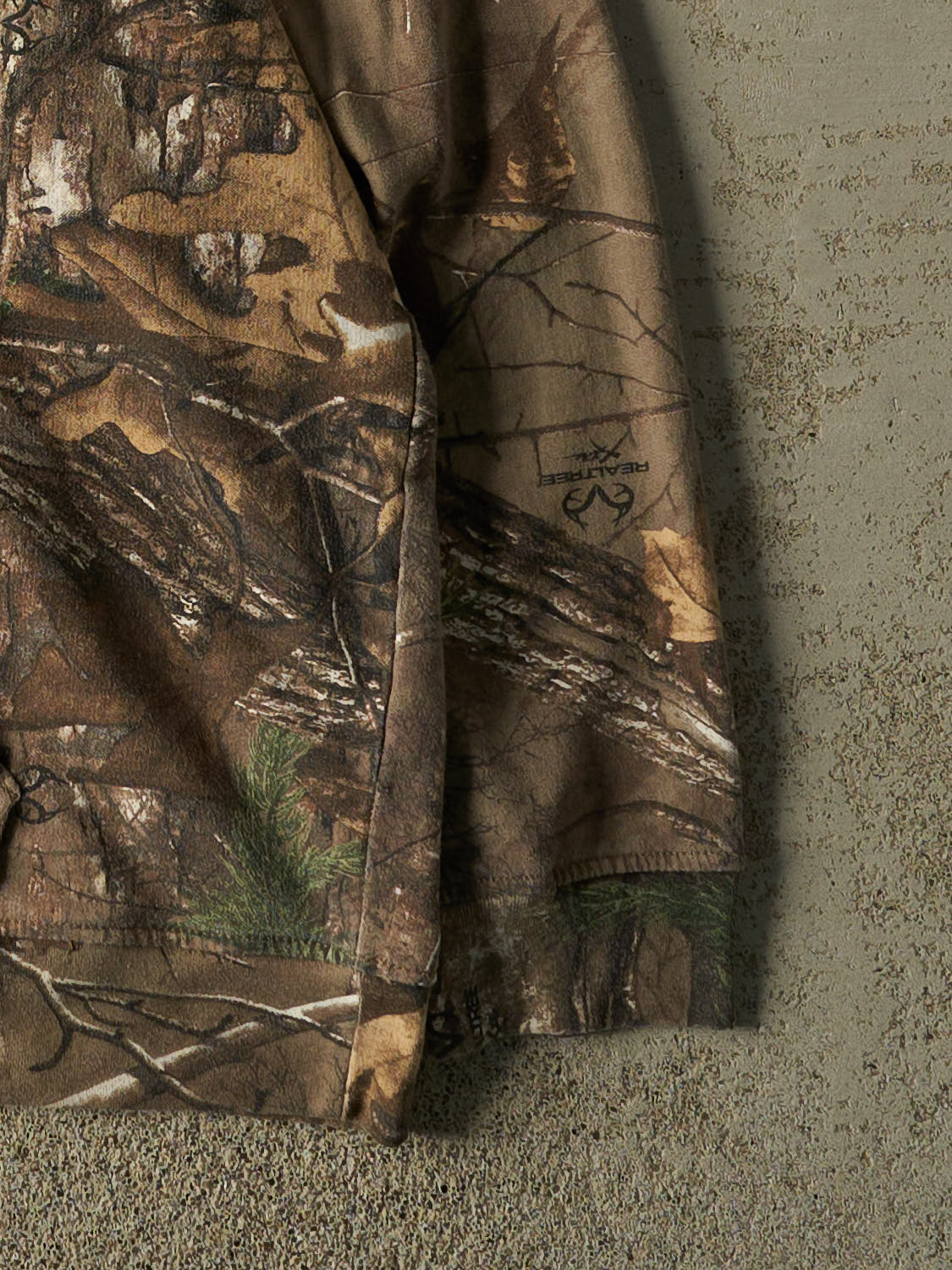 Vintage Y2K Camo Realtree Logo Hoodie (XL)