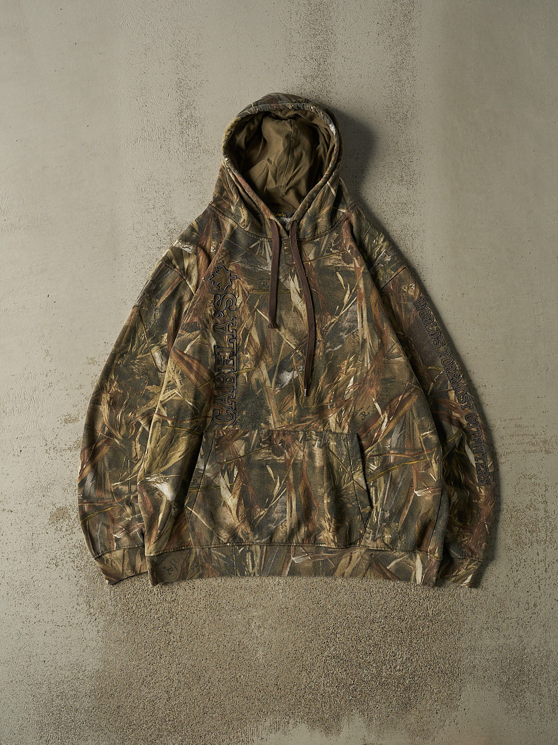 Vintage Y2K Camo Cabela's Embroidered Hoodie (XL/XXL)