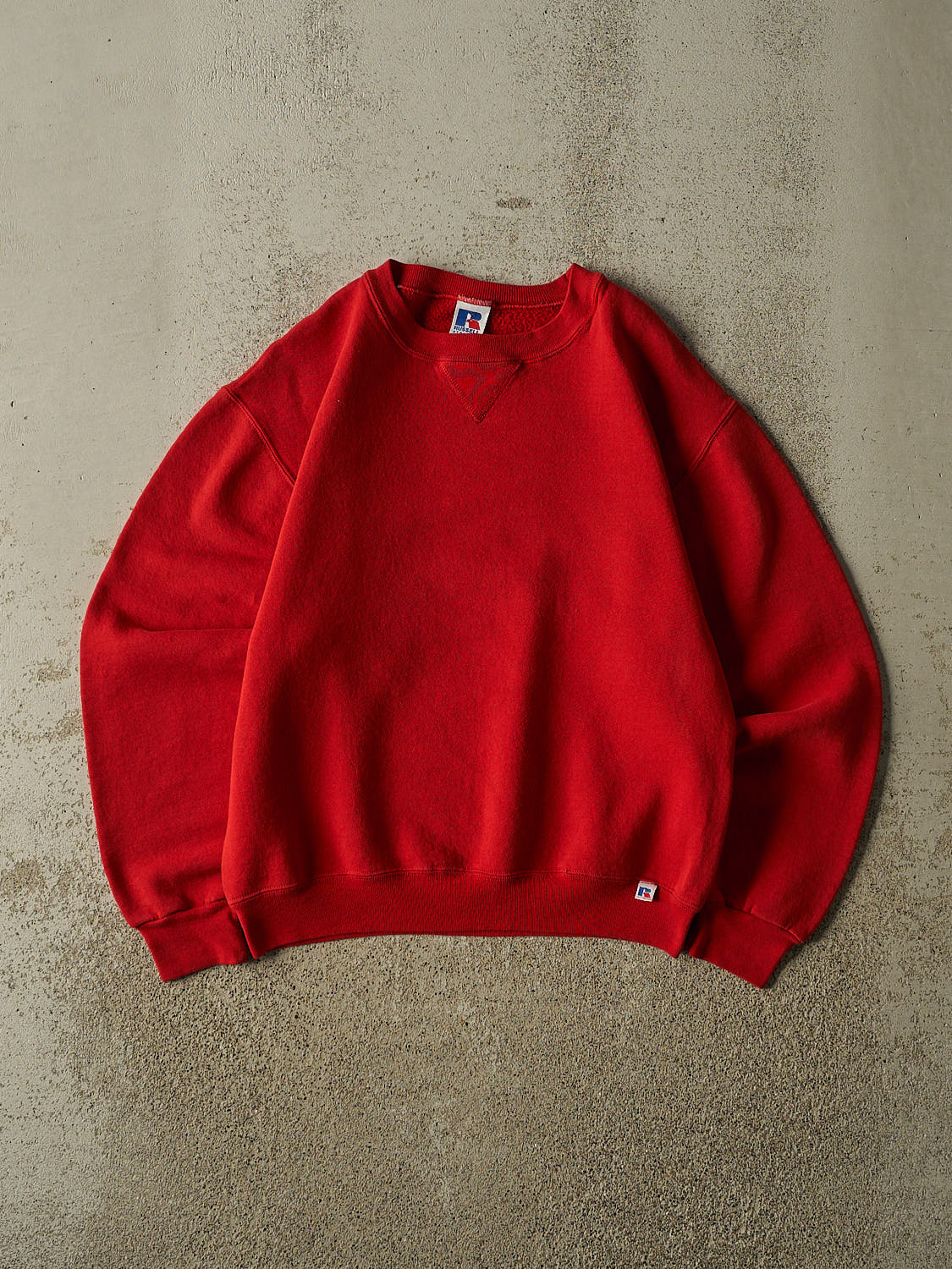 Vintage 90s Red Russell Athletic Blank Crewneck (S/M)