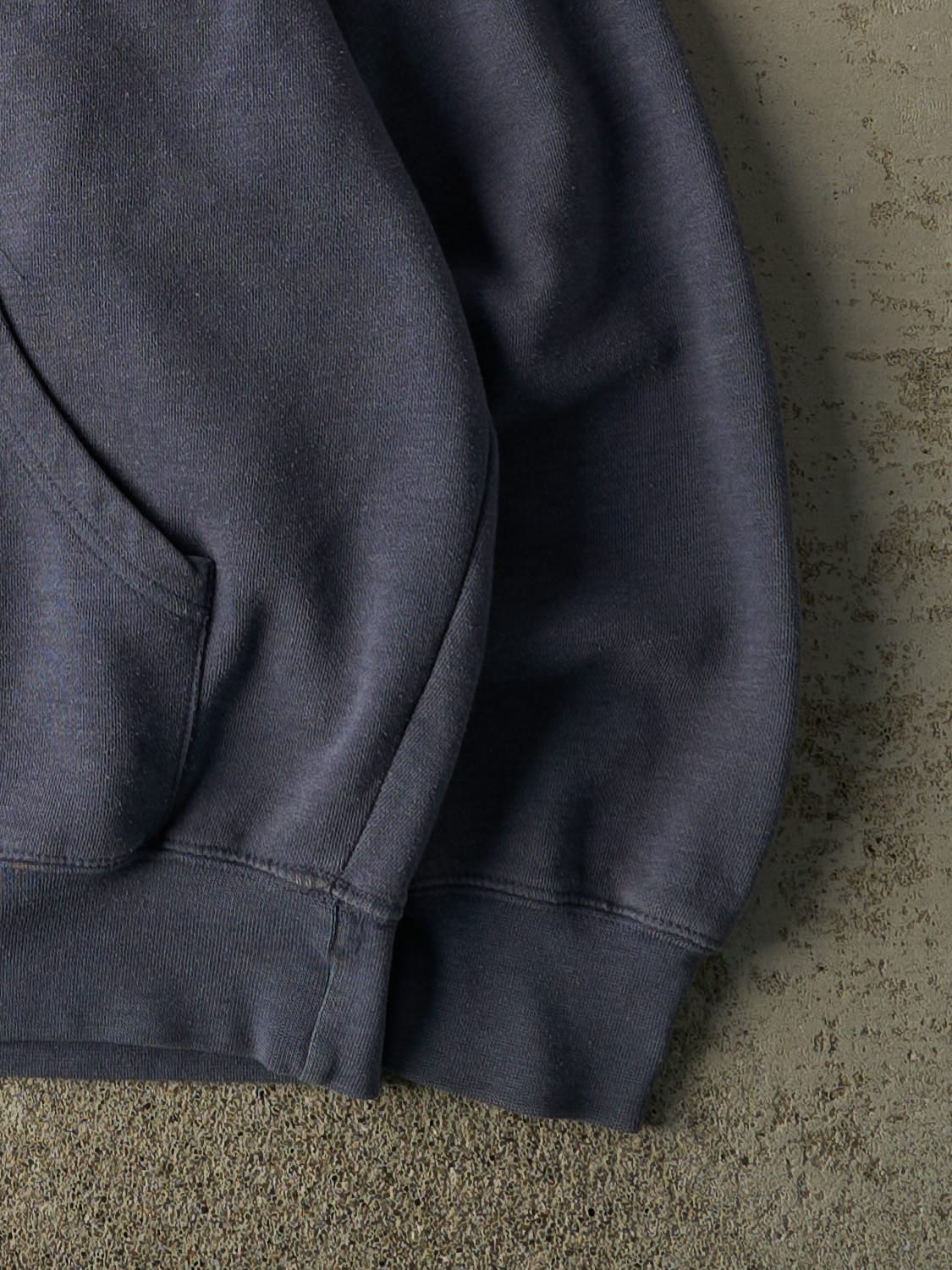 Vintage 90s Washed Blue Michigan Tech University Hoodie (L)