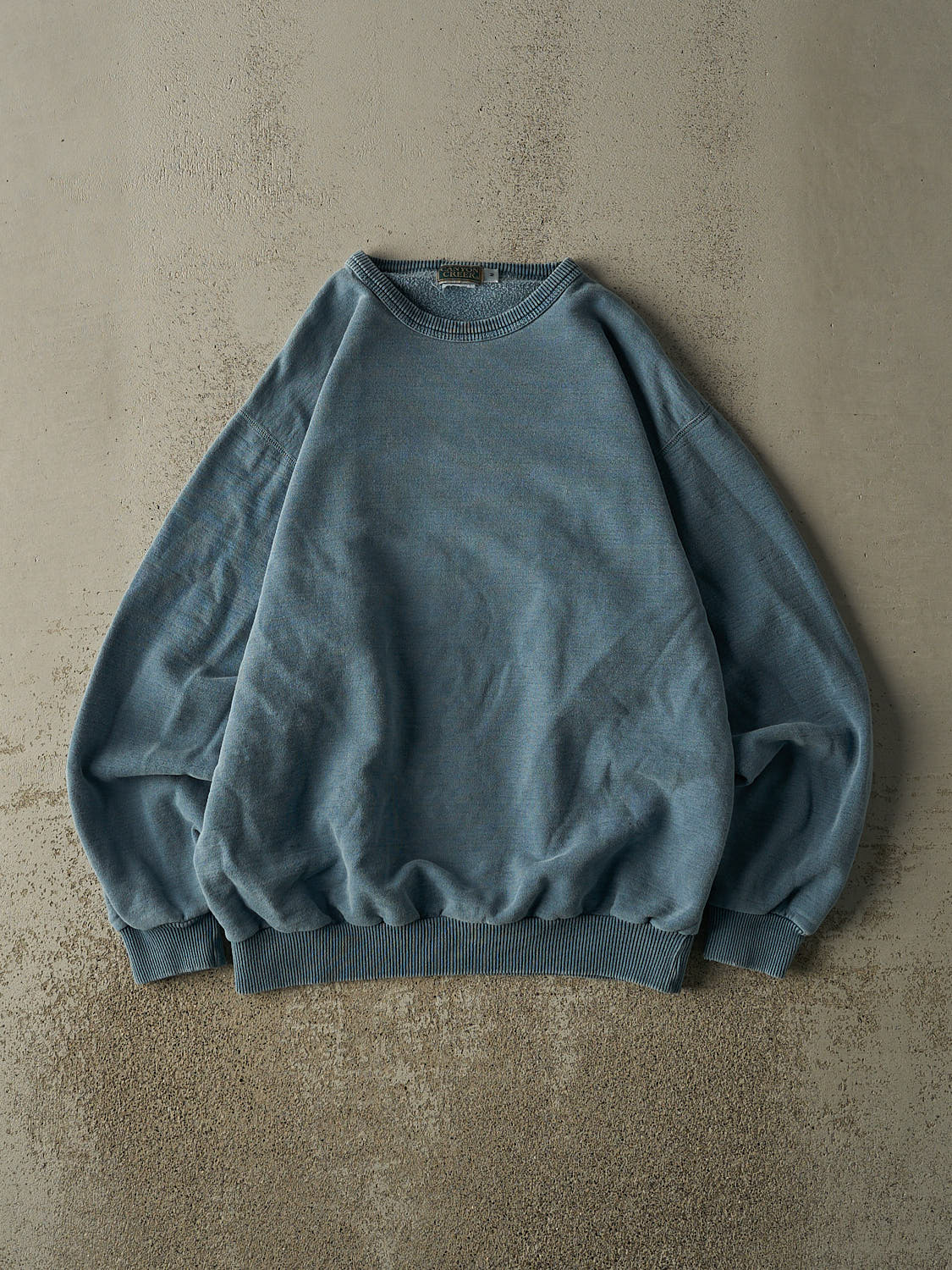 Vintage 90s Teal Blank Crewneck (M)