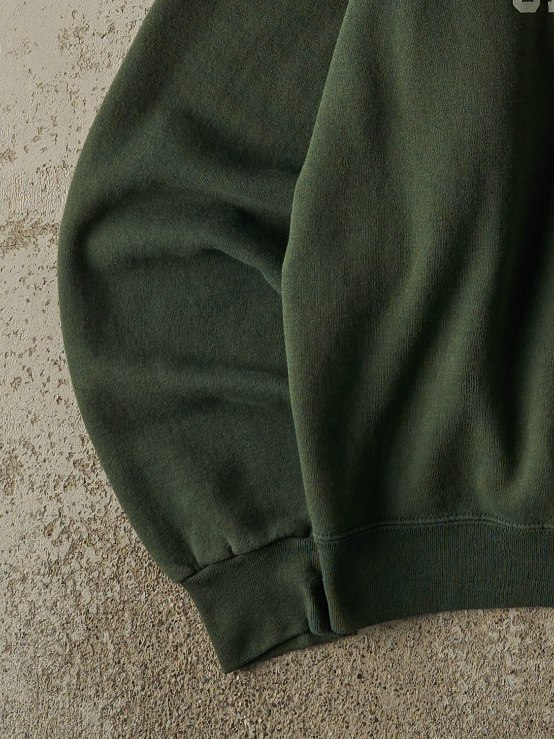 Vintage 90s Sun Faded Green Champion Ohio University Crewneck (M/L)