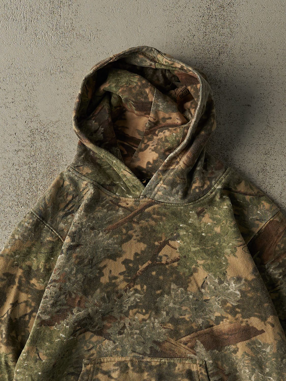 Vintage Y2K Camo Kings Desert Camo Hoodie (XXS/XS)