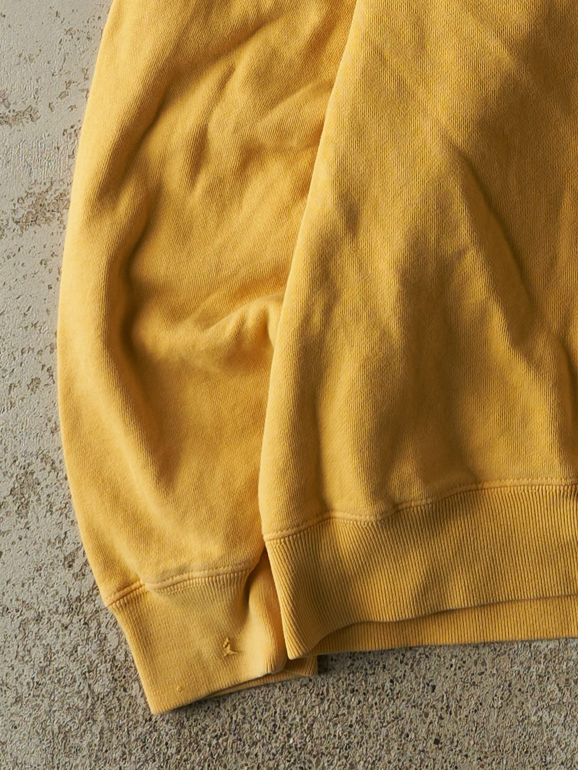 Vintage 90s Yellow Tommy Hilfiger Embroidered Crewneck (L)