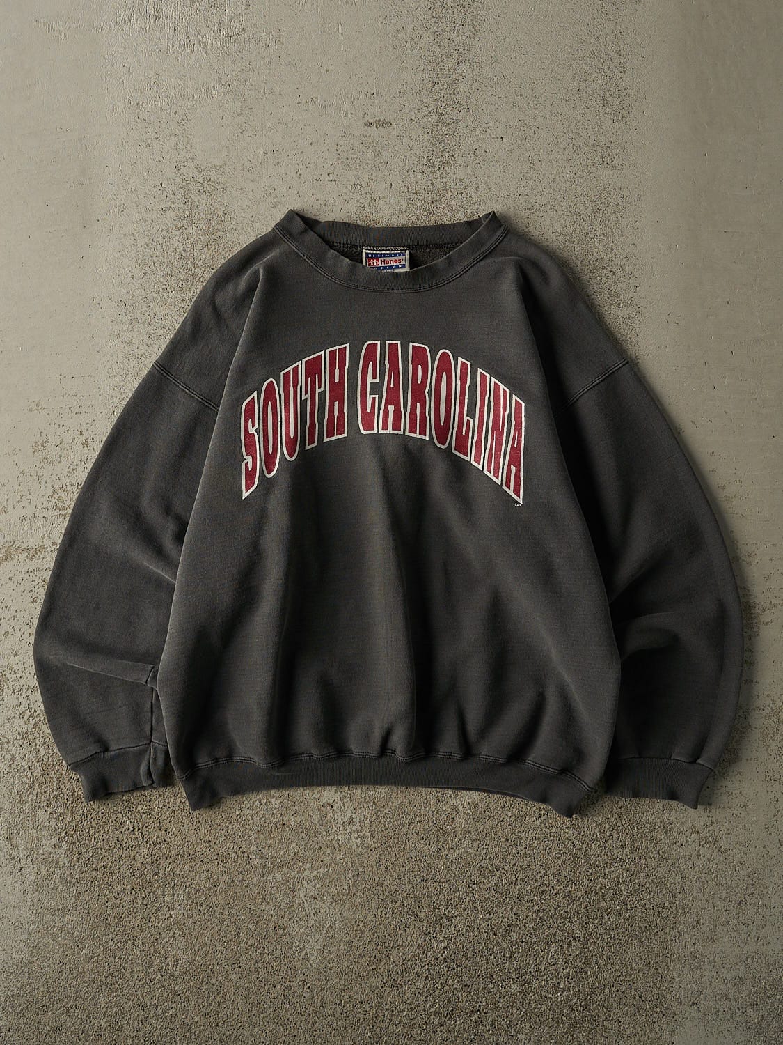 Vintage 90s Charcoal Grey South Carolina University Crewneck (S/M)