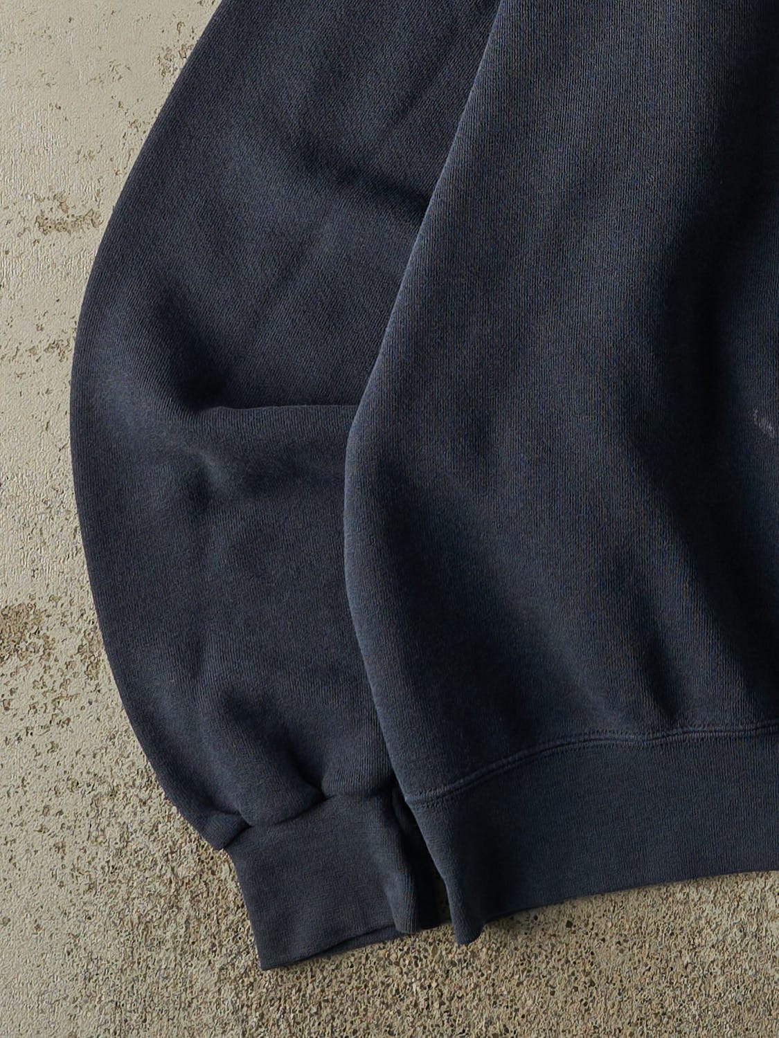 Vintage 90s Charcoal Grey East Carolina University Embroidered Crewneck (L/XL)