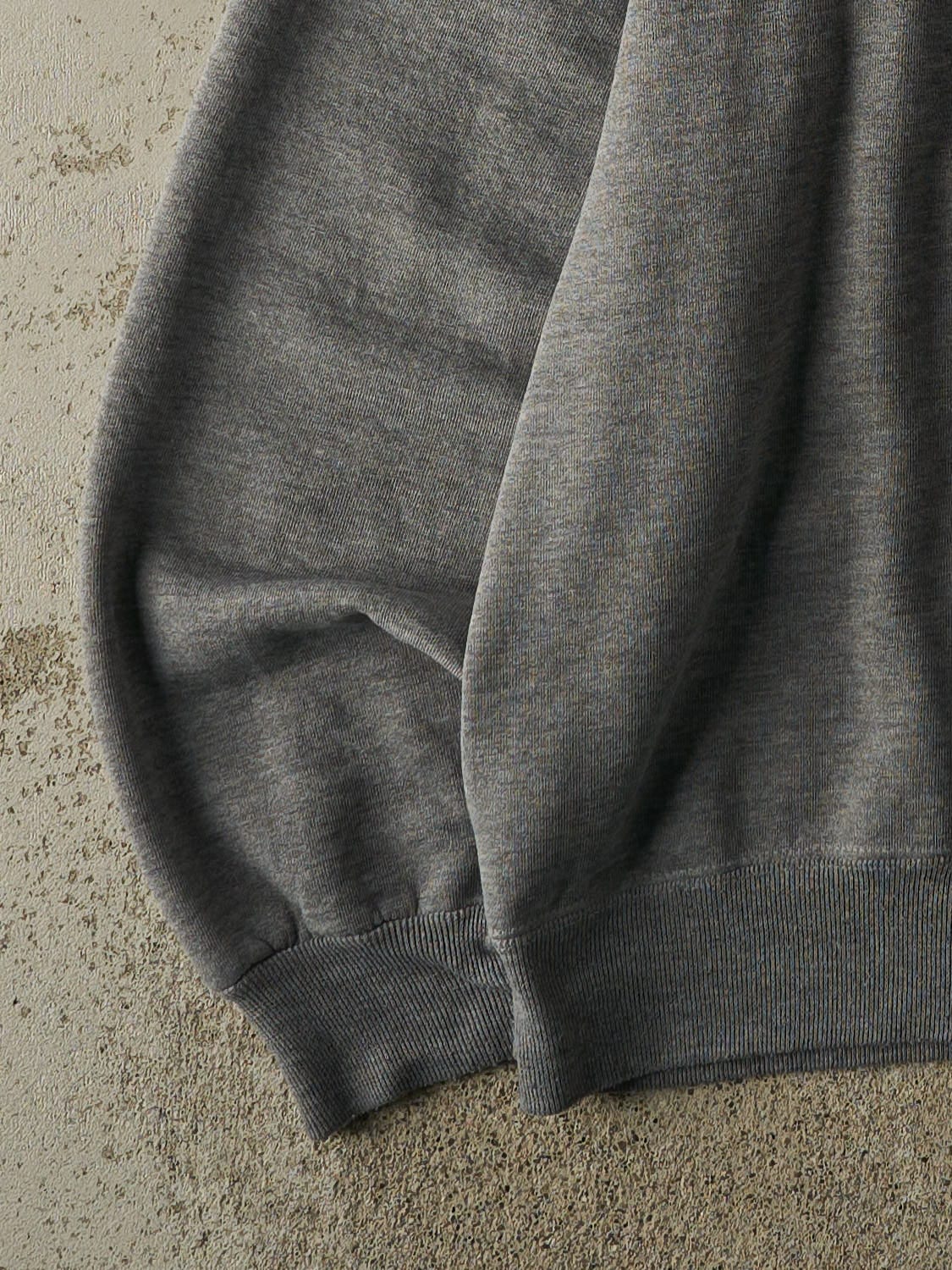 Vintage 90s Grey Russell Athetic Blank Crewneck (XL/XXL)