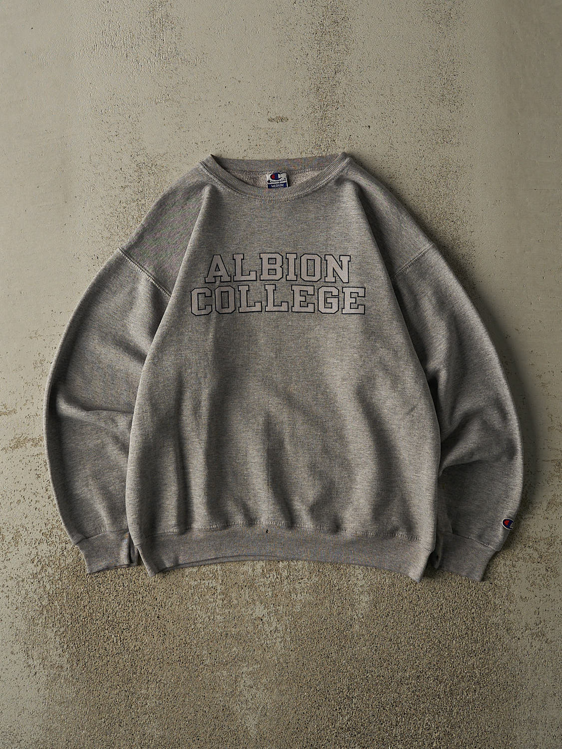Vintage 90s Grey Champion Albion College Crewneck (XS/S)
