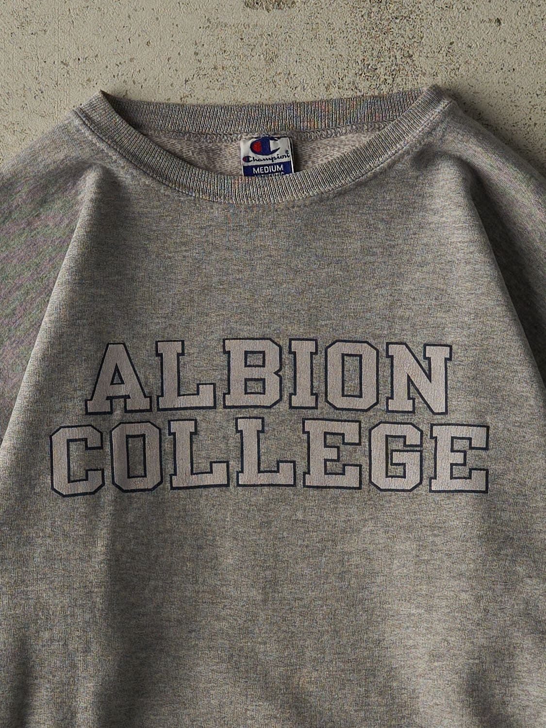 Vintage 90s Grey Champion Albion College Crewneck (XS/S)