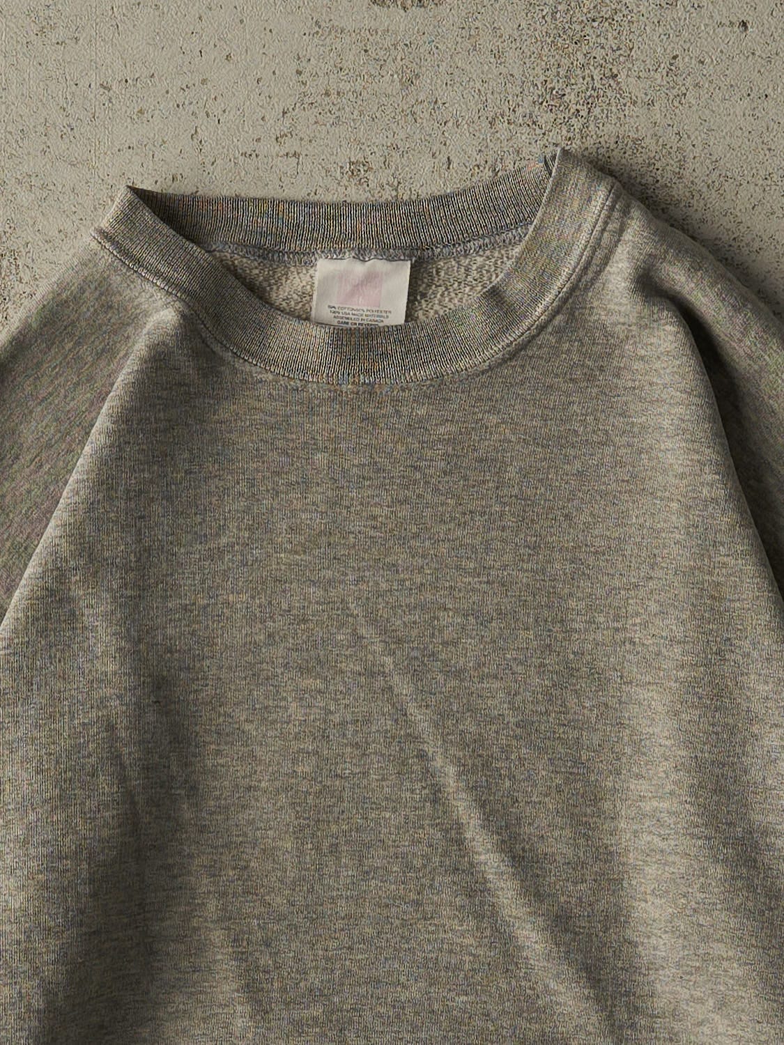 Vintage 90s Grey Blank Crewneck (XXS/XS)