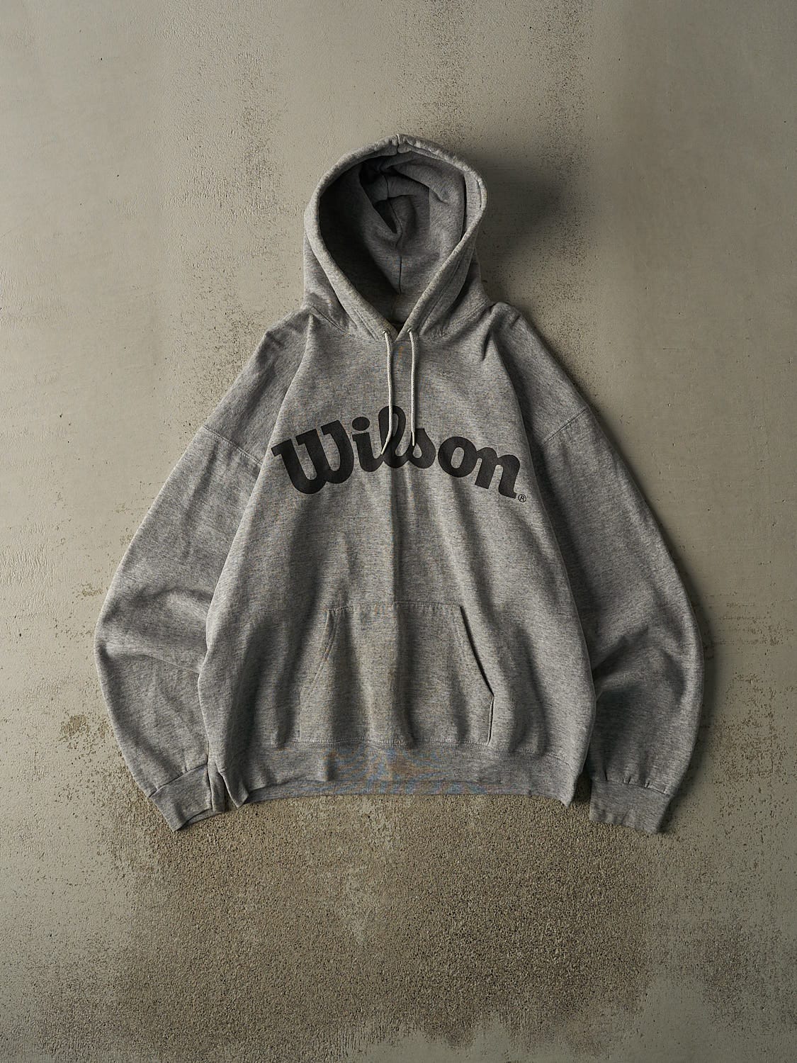 Vintage 90s Grey Wilson Hoodie (L/XL)