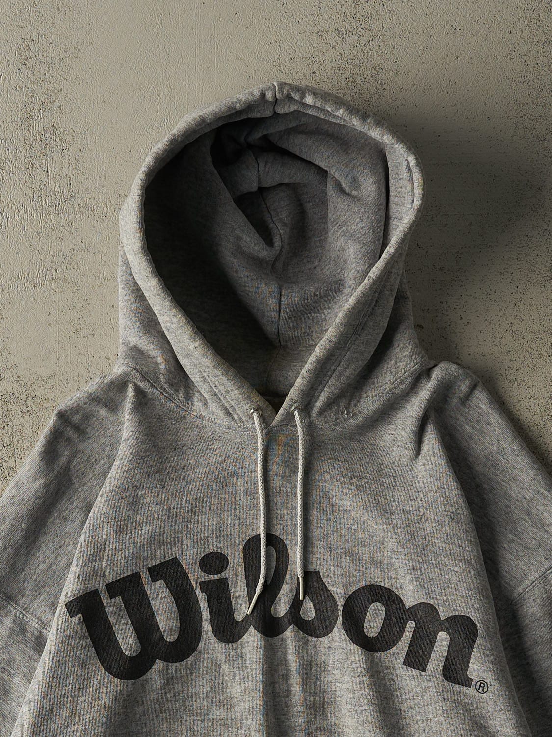 Vintage 90s Grey Wilson Hoodie (L/XL)