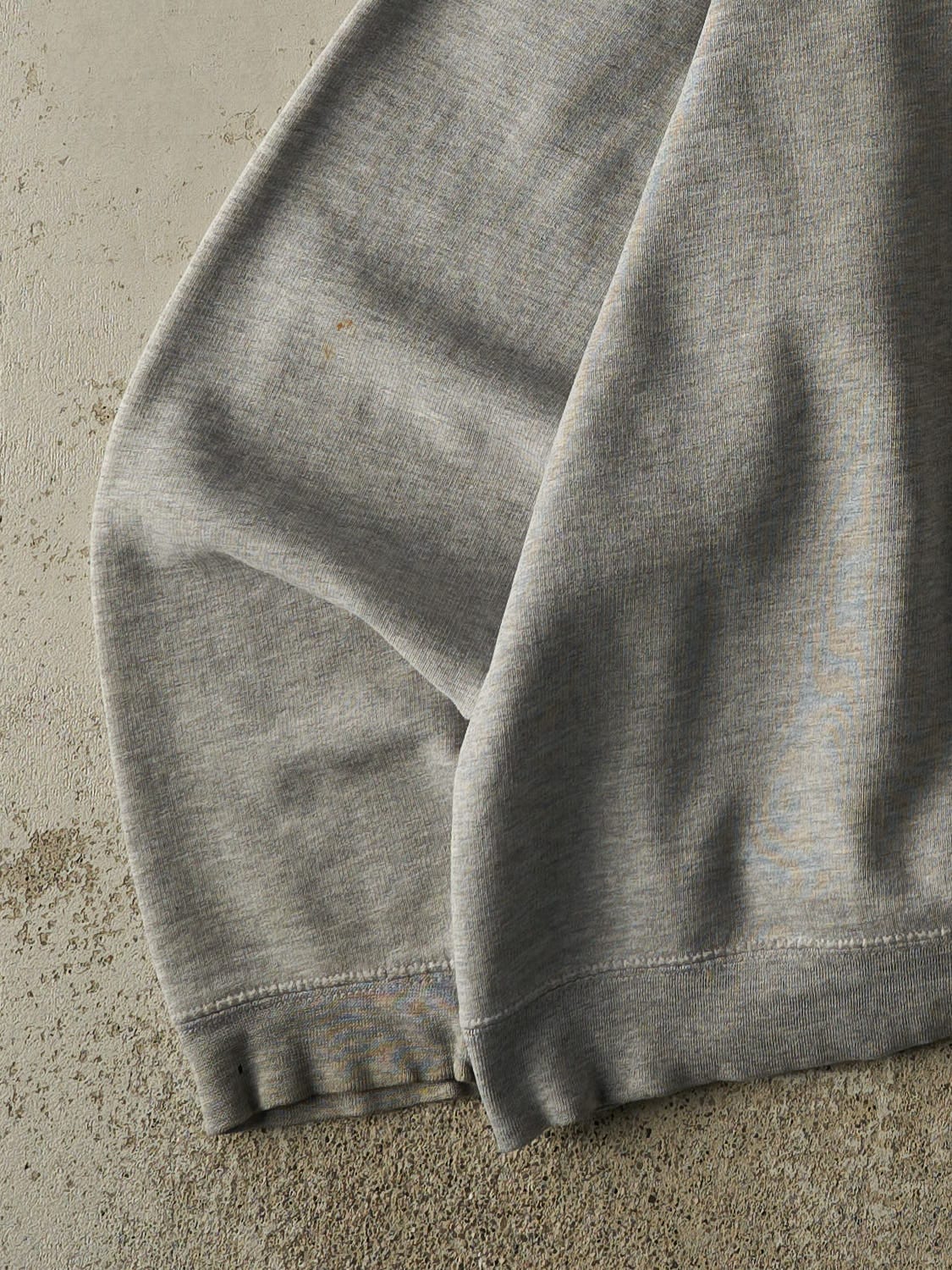 Vintage 90s Grey Michigan State University Embroidered Crewneck (XL)