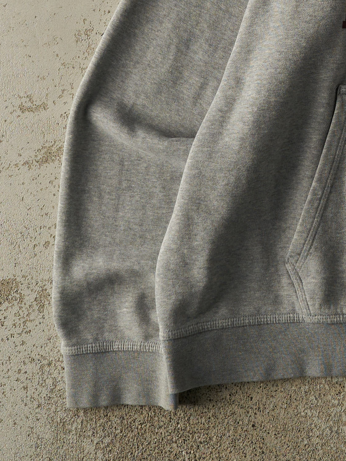 grey nike hoodie middle swoosh