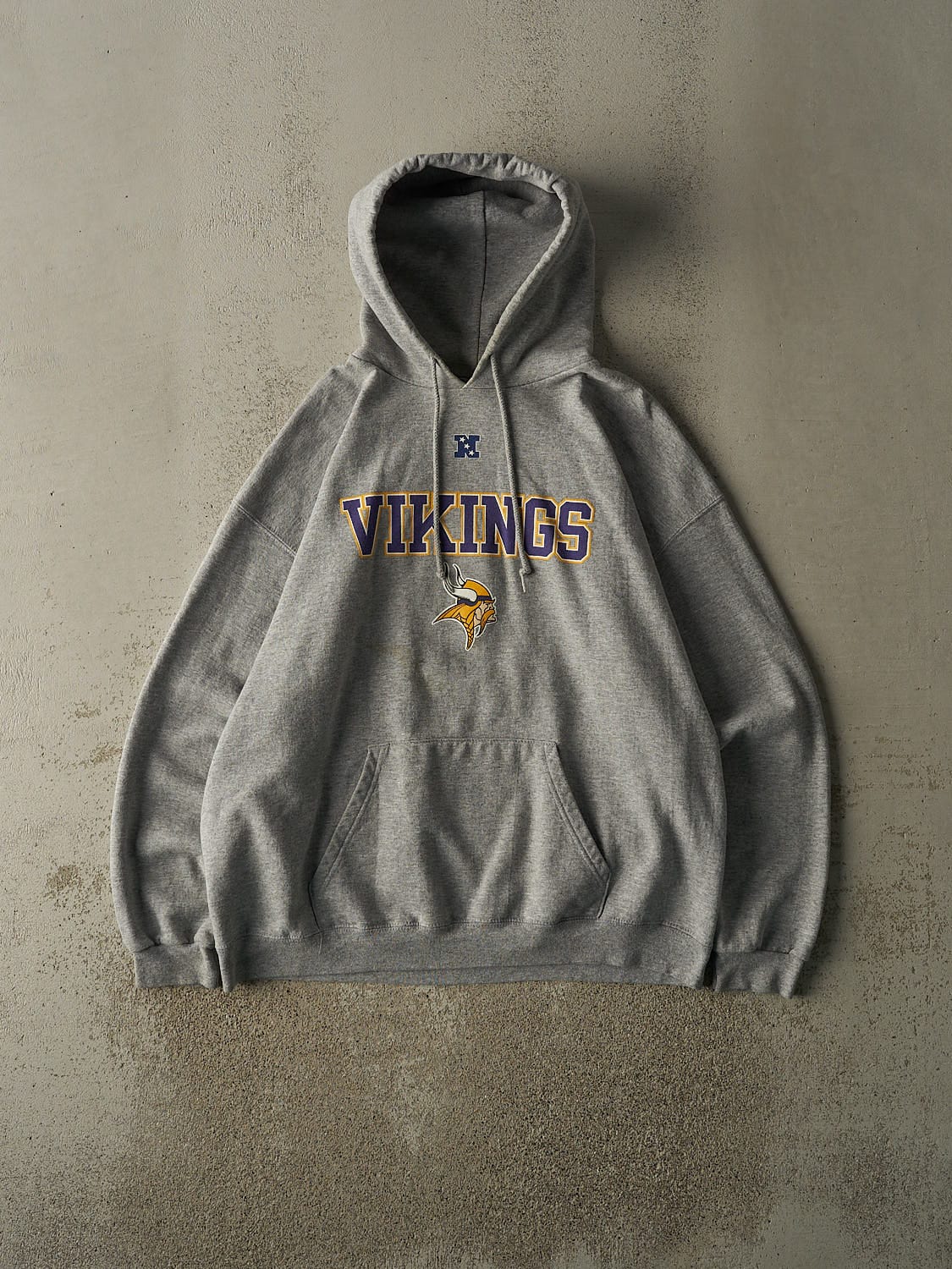 Vintage Y2K Grey Minnesota Vikings Hoodie (XL)
