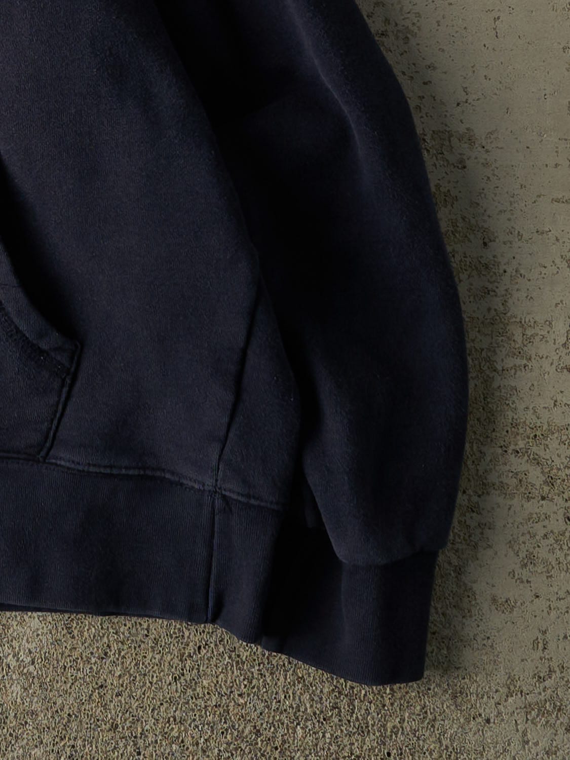 Vintage Y2K Navy Blue University of Notre Dame Embroidered Hoodie (S)